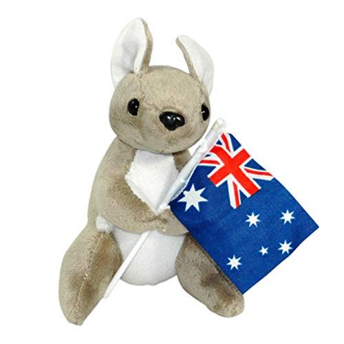 Jumbuck Jack A Roo with Flag - 16 cm