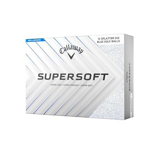 Callaway Golf Supersoft Golf Balls (2025, Blue Splatter)