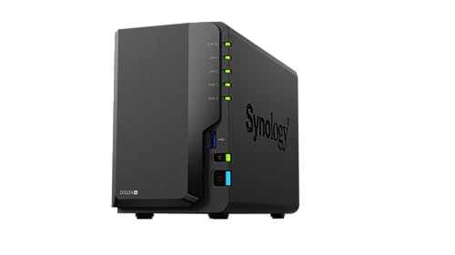 Synology 2-Bay DS224+ Quad CPU NAS Kit with 2GB Memory for Standard Users Domestic Authorized Reseller Field Lake Support Phone Support DiskStation