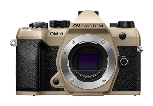 OM SYSTEM OM-5 Mark II Camera - Sand Beige