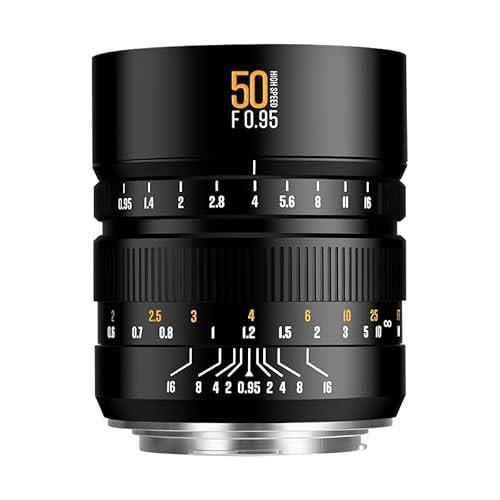 Brightin Star 50mm F0.95 Full Frame Large Aperture Manual Focus Mirrorless Camera Lens, Fit for L-Mount Leica SL, SL2, T, TL, TL2, TL18, CL/Panasonic LUMIX S1, S1R, S1H/ Sigma FP