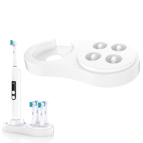 Electric Toothbrush Holder Compatible with Oral B IO3/4/5/6 EB Round Head Series Brush Heads, Plastic Organizer Stand
