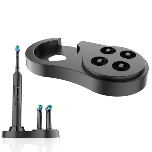 Electric Toothbrush Holder Compatible with Oral B IO3/4/5/6 EB Round Head Series Brush Heads, Plastic Organizer Stand