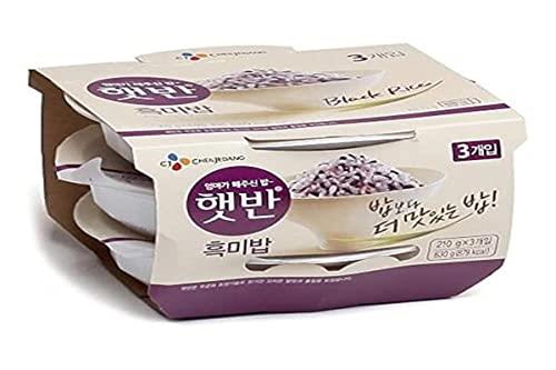 CJ Hetbahn Cooked Black Rice 210 g (Pack of 3)