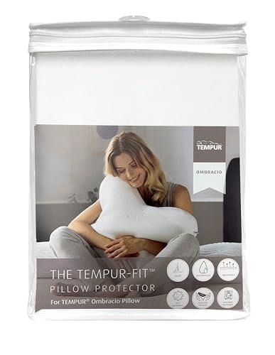 TEMPUR Pillow Protector for Ombracio Sleeping Pillow, Stain Resistant and Thermo-regulating Cover, White