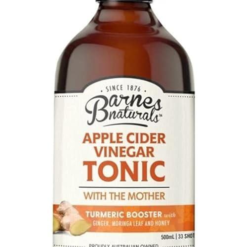 Barnes Naturals Apple Cider Vinegar Tumeric Boost Tonic 500 ml