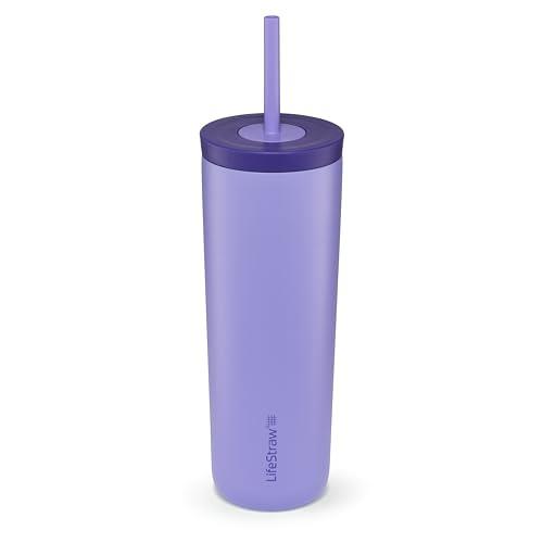Lifestraw Go Stainless Steel Tumbler, Thistle Purple, 530 ml Capacity