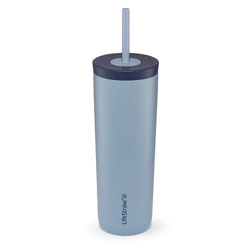 Lifestraw Go Stainless Steel Tumbler, Icelandic Blue, 530 ml Capacity