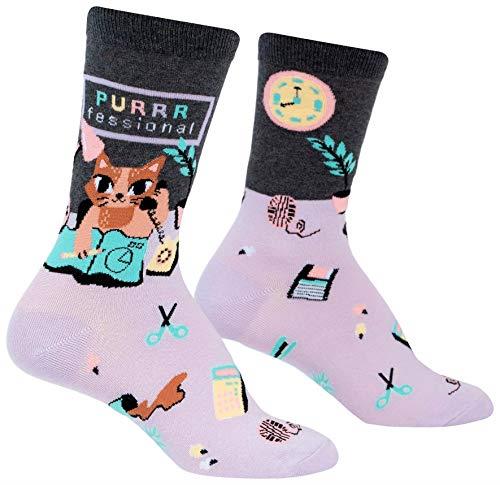 Sock It To Me Purrrfessional Women's Crew Socks
