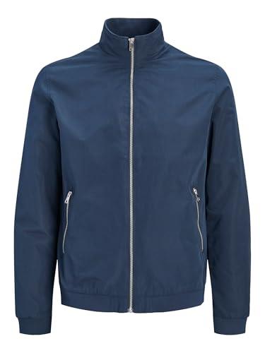 Jack and Jones Mens Bomber Jacket, Black, M