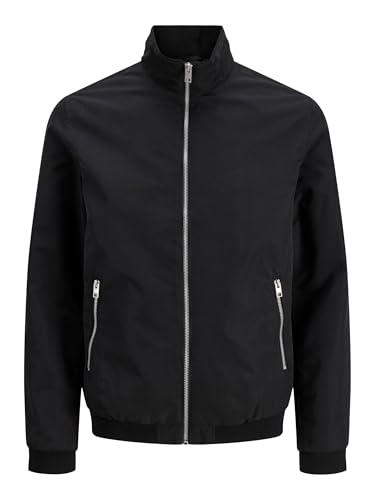 Jack and Jones Mens Bomber Jacket, Black, S