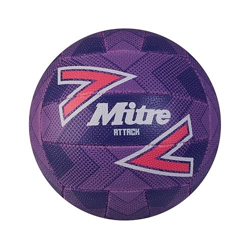 Mitre Unisex Attack Netball | Popular Style | Interactive Design | Soft-Touch