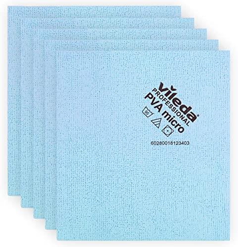 Vileda PVA Micro Cloth Blue Pk5 143585