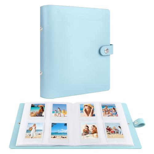 320 Pockets Photo Album for Fujifilm Instax Mini LiPlay 12 11 9 8 40 41 99 Evo 7S Instant Film Camera,PU Leather Cover Photo Book for Polaroid 2x3 Pictures (Blue)