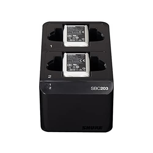 Shure SBC203 Dual Docking Station for SLX-D Transmitters and SB903 Battery