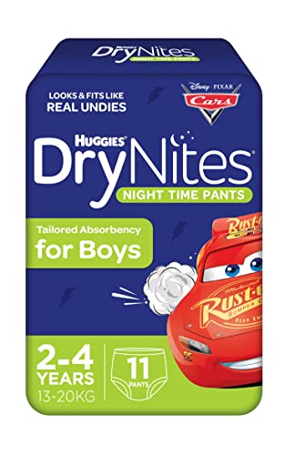 Huggies DryNites Pyjama Pants Boys Size 2-4 Years 11 Pack