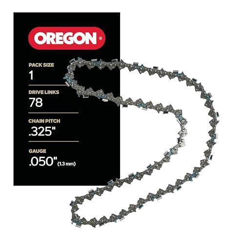 Oregon H78 ControlCut Chainsaw Chain for 20-Inch Bar – 78 Drive Links, Replacement Low-Kickback Chainsaw Blade, .050 Inch Gauge, .325 Inch Pitch, fits Echo, Poulan, Ryobi & Husqvarna Models (H78)