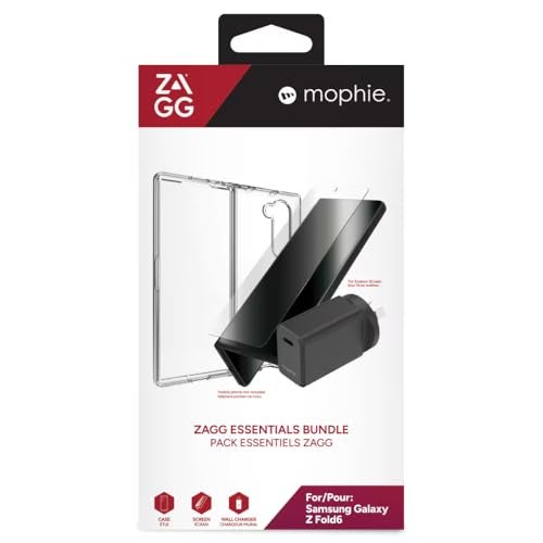 Zagg Essential Bundle for Samsung Galaxy Z Fold6