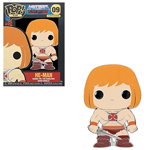 Funko PoP! Masters of the Universe He Man Enamel Pin, 4-Inch Height