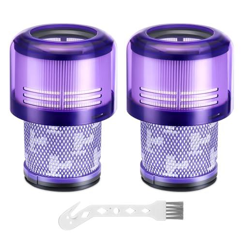 2 Pack V11 Vacuum Filters Replacement Compatible with Dyson V11 Cordless Vacuum Models V11 Animal, Torque Drive, Complete, Extra, V15 Detect, V15s Detect Submarine Vacuums, Replace Part # 970013-02
