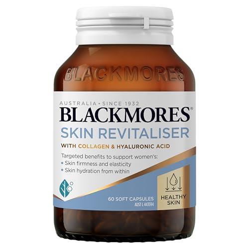 Blackmores Skin Revitaliser | supports skin firmness and elasticity | with collagen and hyaluronic acid | 60 Capsules