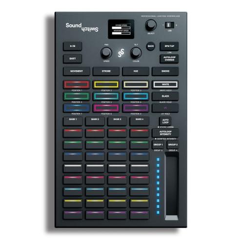 SoundSwitch Control One - Professional DMX DJ Lighting Controller with 3 Months SoundSwitch Software Access and DMX Lights and Phillips Hue Support