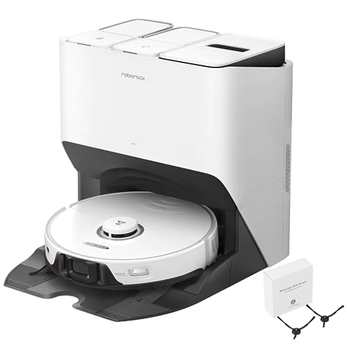 Roborock S8 Pro Ultra Robot Vacuum Cleaner with Sonic Mopping, and Self-Washing,Self-Cleaning, Self-Drying Dock with 2PCS Side Brush, (EU Version)
