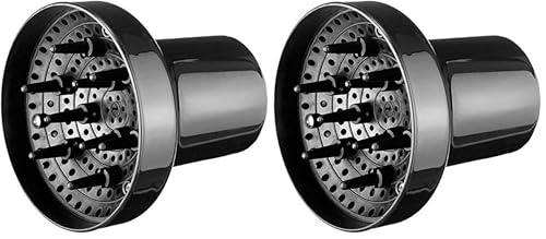 Hi Lift Universal Hair Dryer Diffuser, Black (Pack of 2)