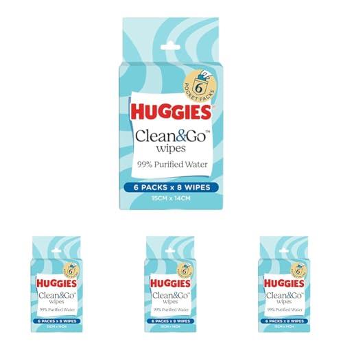 Huggies Clean & Go Wipes 6x32 Pack