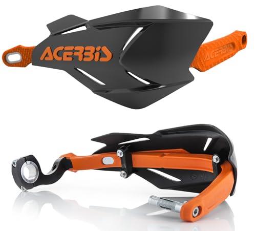 Acerbis X-Factory Handguards with Universal Mount, Black/Orange