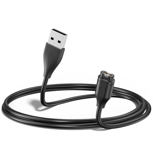 Charger Cable for Garmin Fenix 7 7S 7X 6 6S 6X Pro 5 5S 5X Plus, USB Charger for Garmin Forerunner 745 935 945 45 45S 245, Approach S60, Vivoactive 3 4 4S, Instinct, Venu 2 2S Sq (100CM)