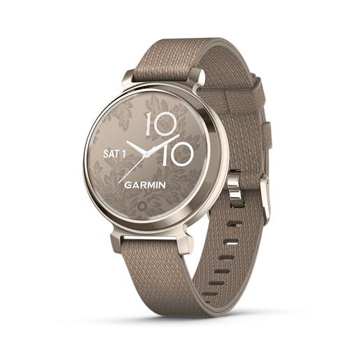 Garmin Lily® 2 Classic, Cream Gold with Coffee Fabric Band