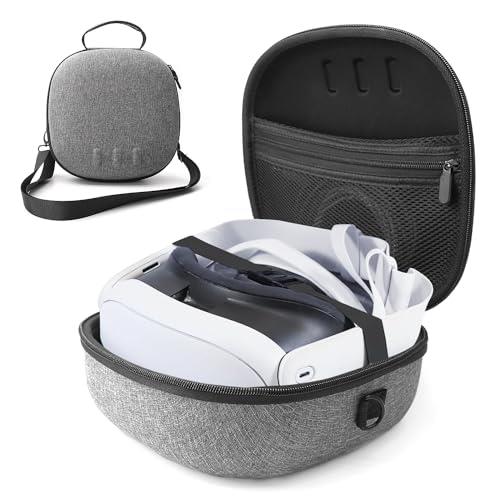 Hard Carrying Case Compatible with Meta Quest 3/ 3S, Hard Case for VR Headset, Touch Controllers and Other Accessories,Suitable for Travel & Home