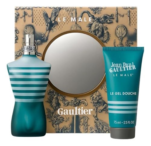 Jean Paul Gaultier Le Male Le Male 2 Pc. Gift Set For Men | Edt 4.2 Oz + All Over S/g 2.5 Oz, 125 ml