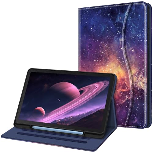 Fintie Case for Samsung Galaxy Tab S6 Lite 10.4 Inch 2024/2022/2020 with S Pen Holder, Multi-Angle Viewing Soft TPU Back Cover with Pocket Auto Wake/Sleep, Galaxy