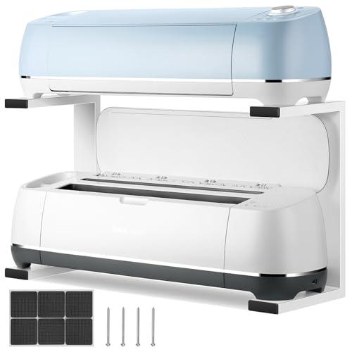 FEOXSHAL Stand Legs Compatible with Cricut Maker 4, 3, 1 and Cricut Explore Air 2,3 - Fully Open for Double Machine Running, Storage and Organization, Saving Craft Table Space