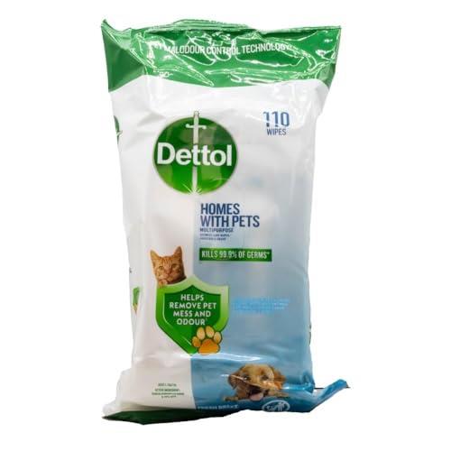 DETTOL WIPES HOMES WITH PETS FRESH BREEZE 110PK