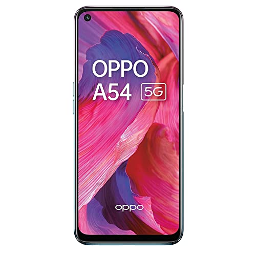 Oppo A54 Dual-SIM 64GB ROM + 4GB RAM (GSM Only | No CDMA) Factory Unlocked Android 5G Smartphone (Fluid Black) - International Version