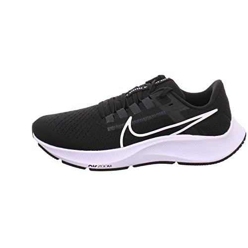 Nike Women's Air Zoom Pegasus 38 Running Sneakers Shoes, Black/White, Size US 6