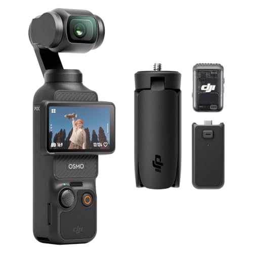 DJI Osmo Pocket 3 Creator Combo, 1'' CMOS, 4K/120fps, Extra Warranty