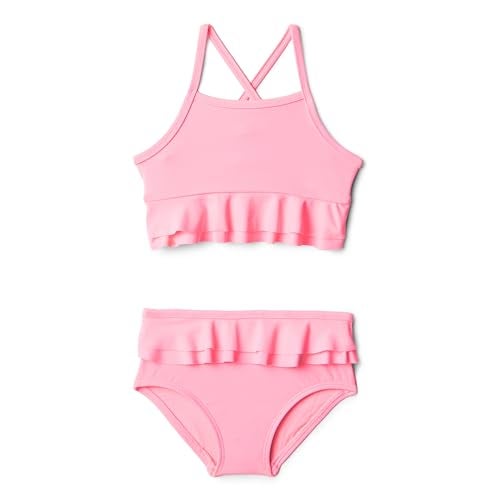 Amazon Essentials x Sofia Grainge Toddlers and Baby Girls' Two-Piece Swimsuit with Crisscross Straps