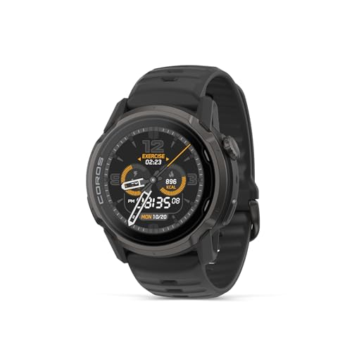 COROS APEX 4 46MM Black with Silicone Band