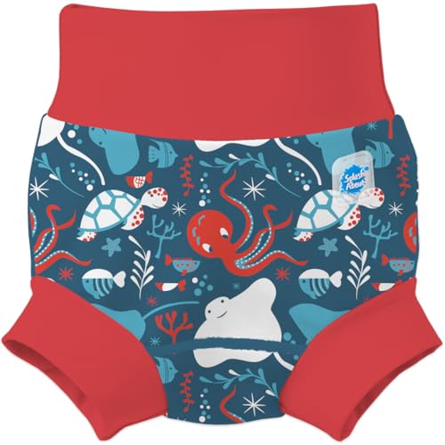 Splash About Happy Nappy Duo, Under the Sea Red, 2-3 Years
