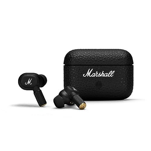 Marshall Motif II ANC - True Wireless Active Noise Cancelling Bluetooth Headphones, Earbuds, 30 Hours Playtime â€“ Black [AU Version]