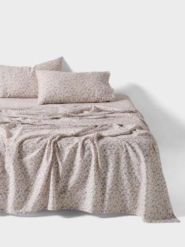 Linen House Irma Sheet Set, Bluebell, Double