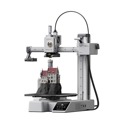Bambu Lab A1 Mini 3D Printer, Ready-to-Use Printer for Beginners and Kids