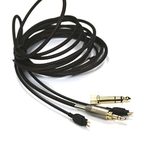 NewFantasia Replacement Audio Upgrade Cable for Sennheiser HD650, HD600, HD580, HD660S, Massdrop HD6XX Headphones 2meters/6.6feet