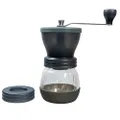 Hario MSCS-2TB Ceramic Coffee Mill Skerton Hand Grinder, Black and Clear