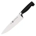 Zwilling J.A. Henckels 31071-201-0 Four Star Chef's Knife, 20 cm, Black/Silver,Black and Silver