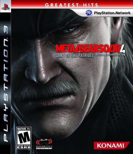 Konami Playstation 3 Metal Gear Solid 4: Guns of the Patriots Video Games